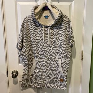 Kavu Snap Side Hooded Poncho EUC